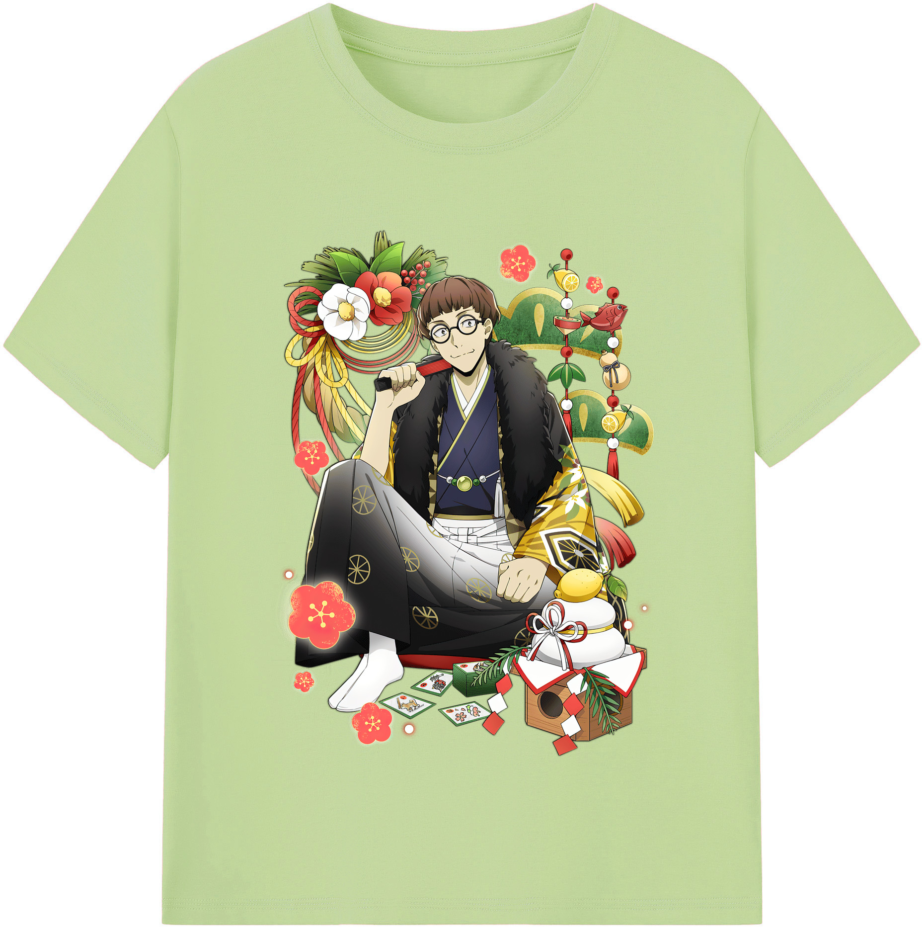 （画像用） 文豪ストレイドッグス Bungo Stray Dogs 綿100％半袖Tシャツ（フロントプリント）